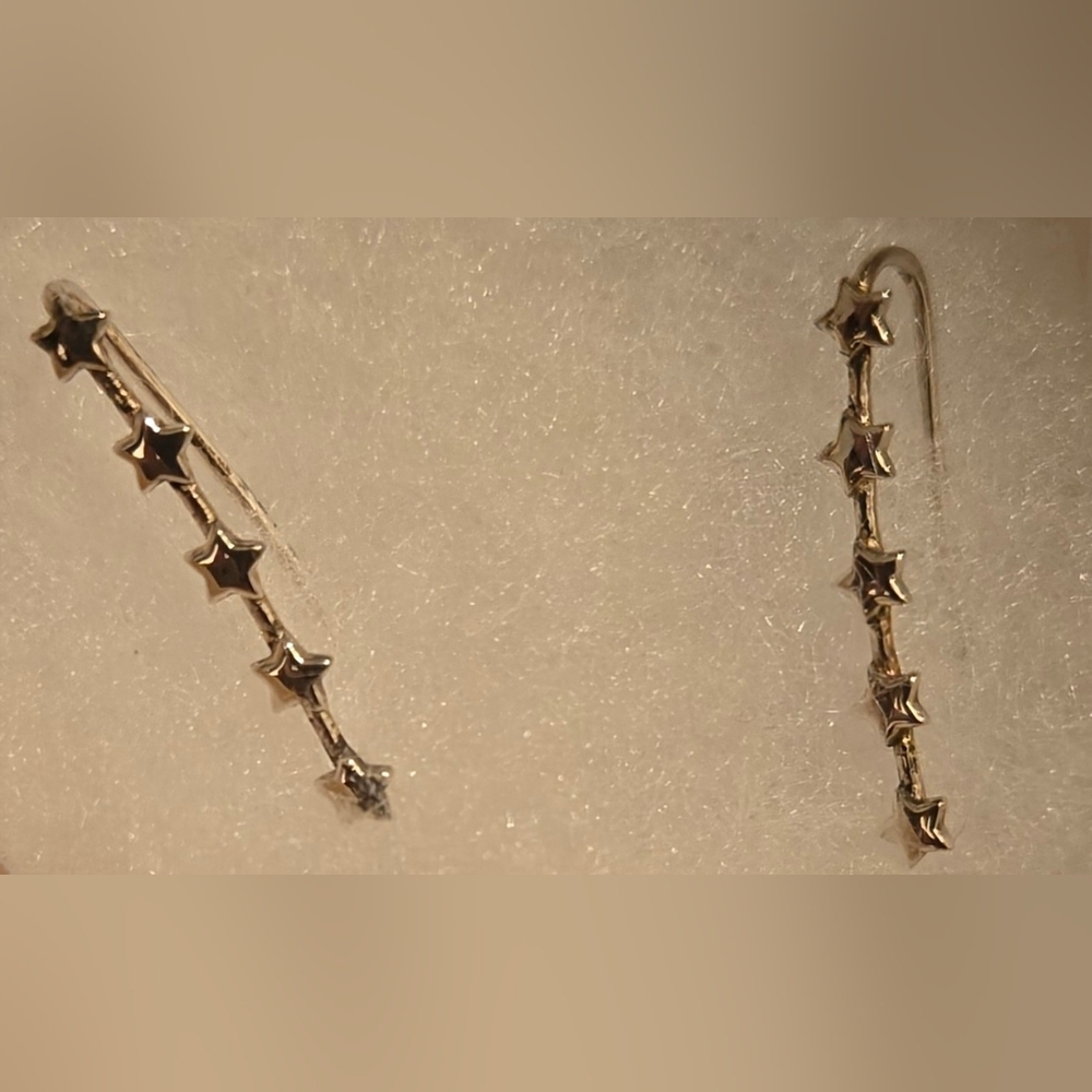 â¤ď¸5 Star Ear Climber/Crawler by All Stars Aligned Earrings; 925 Sterling S⌠- Picture 12 of 13